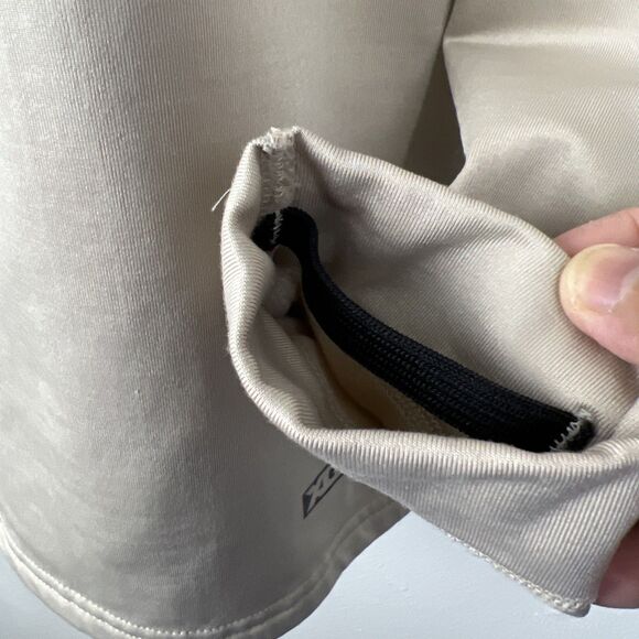 XGO Pullover Men Medium Beige Sweater 3/4 Zip UPF 50 Long Sleeve Fleece Lined - Picture 7 of 12